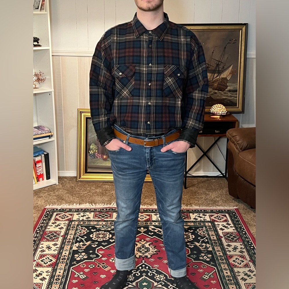 Men’s vintage private club flannel
